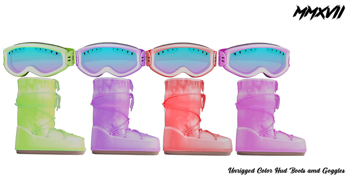 MMXVII-Snowfall Boots & Goggles 