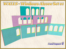 WALLS - Windows Alcove Set v1 (1 LI) (Full perm)