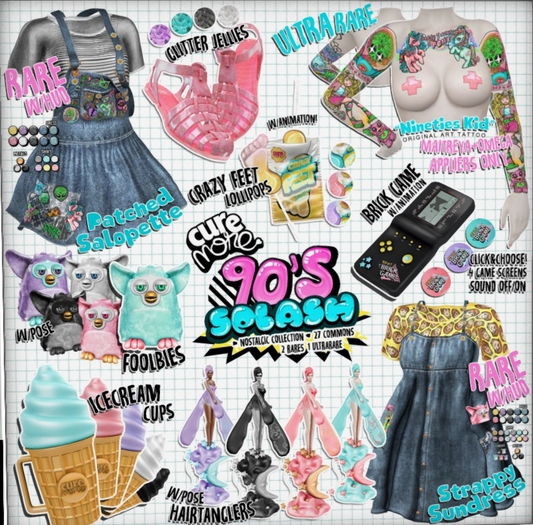 CUREMORE / 90's Splash! /Crazy Feet  Grape