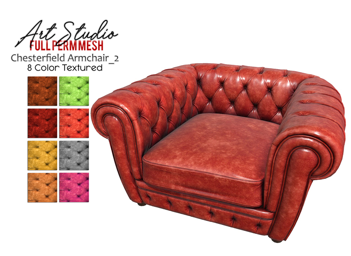 Art Studio.FULL PERM \\ Chesterfield Armchair_2
