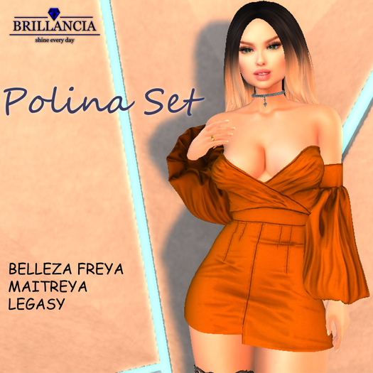 BRILLANCIA  POLINA SET  - BROWN