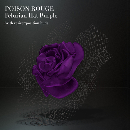 POISON ROUGE Felurian Hat Purple