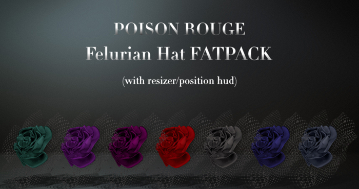 POISON ROUGE Felurian Hat FATPACK