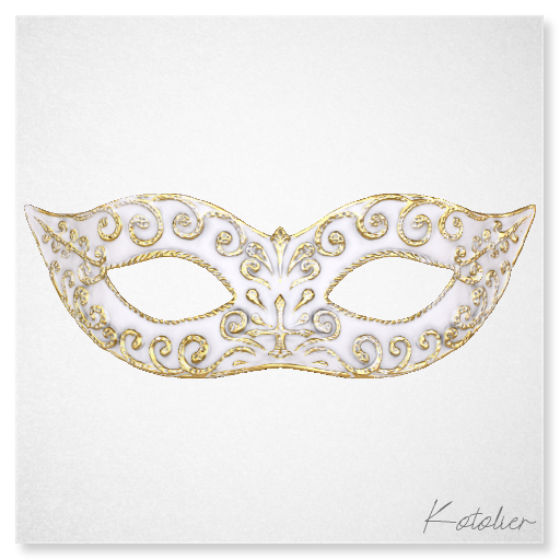 Kotolier . Ornamental Mask (White)