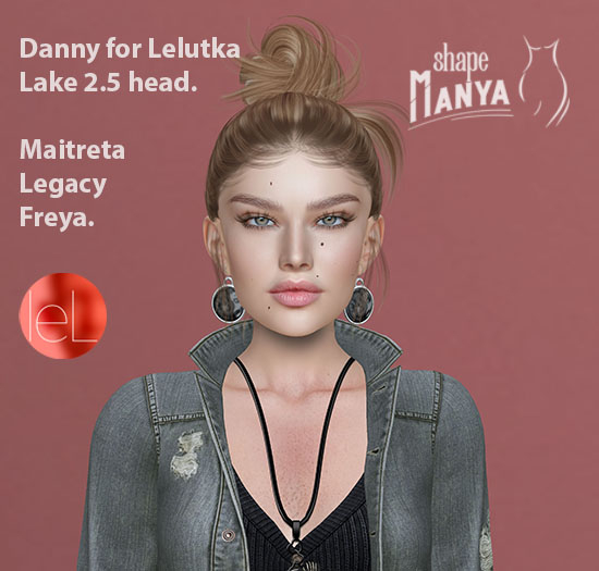 Shape Manya - Danny for Lelutka Lake 2.5 head.