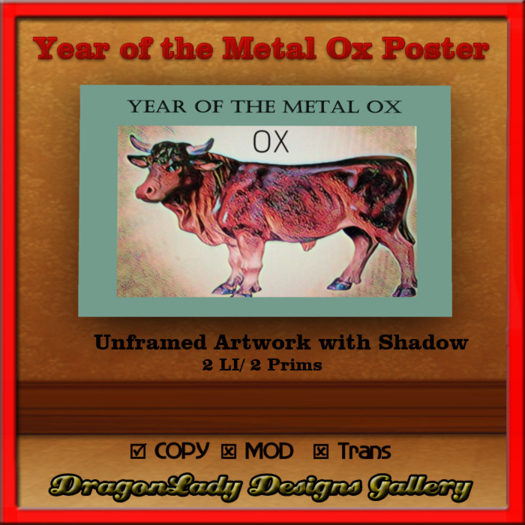 Year of the Metal Ox Poster_t