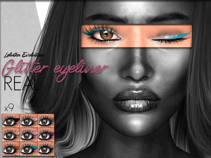 Glitter Eyeliner*Lel Evo*Realmakeup*