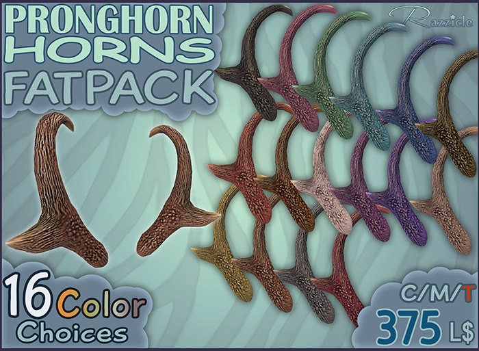 [Razzicle] Pronghorn Horns Fatpack