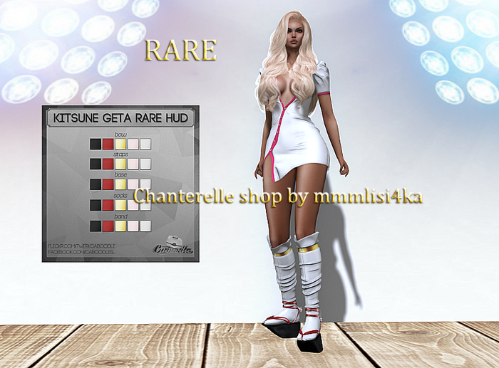 Caboodle - Zenko Kitsune Geta - Maitreya - RARE
