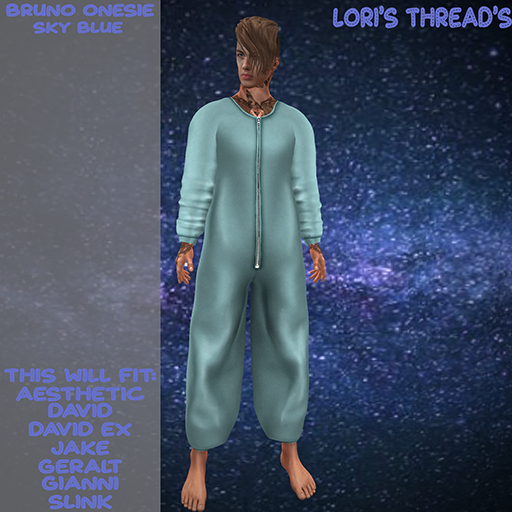 [L.T] Bruno Onesie - Sky Blue (ADD ME)