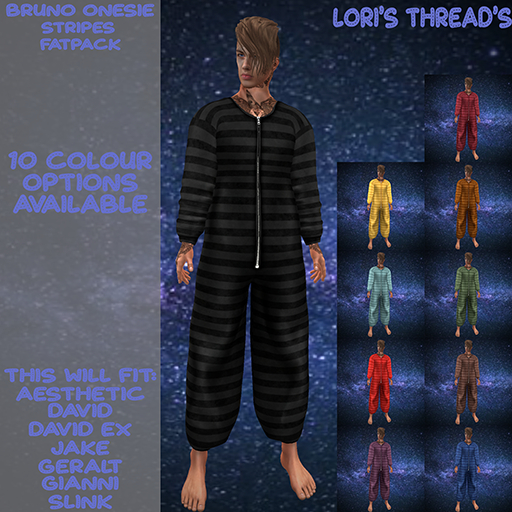 [L.T] Bruno Onesie -Stripes- FATPACK (ADD ME)