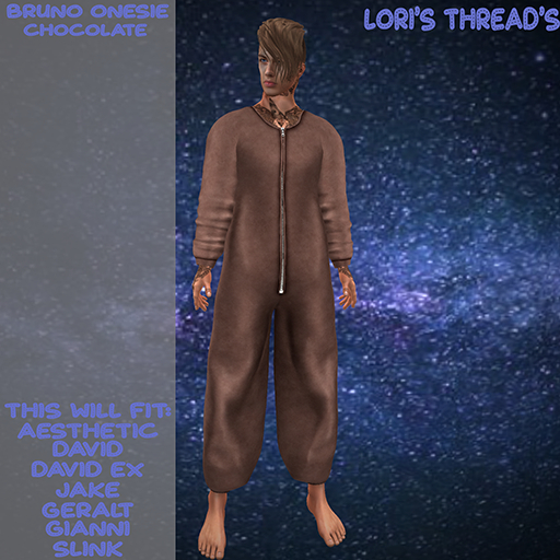 [L.T] Bruno Onesie -Stripes- Chocolate (ADD ME)