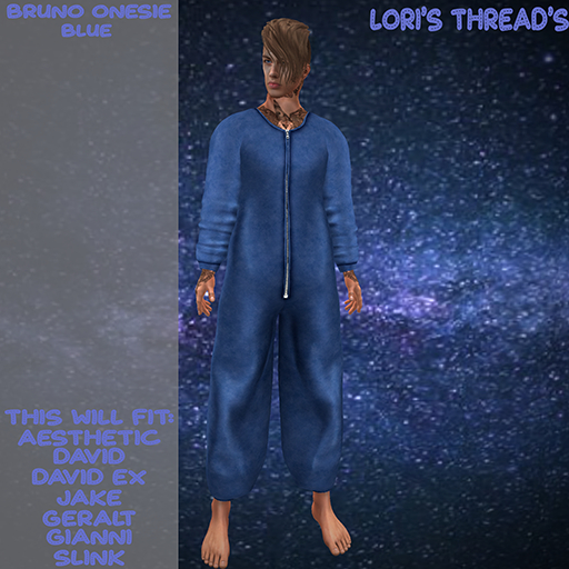 [L.T] Bruno Onesie - Blue (ADD ME)