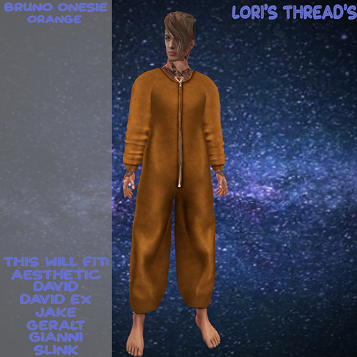 [L.T] Bruno Onesie - Orange (ADD ME)
