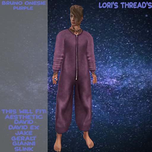 [L.T] Bruno Onesie - Purple (ADD ME)