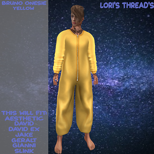 [L.T] Bruno Onesie - Yellow (ADD ME)
