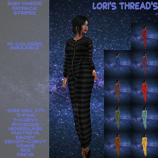 [L.T] Suki Onesie -Stripes- FATPACK (ADD ME)