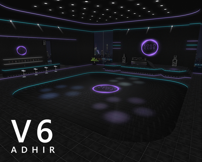V6 - [Teal & Violet] - Neon Disco Club V6 - [ADHIR] - BOX