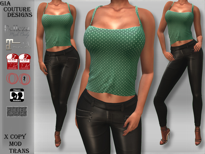 "GCD" Adara Tank Tops Mint