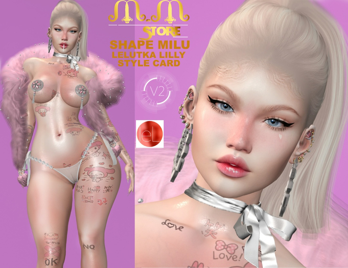 M.M STORE SHAPE MILU LELUTKA LILLY EVO 2.5 GIFT
