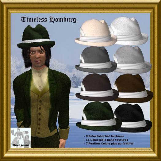 Timeless Homburg - 3 Anim Bundle