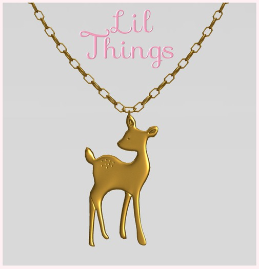 .:Lil Things:. Doe necklace - ALL