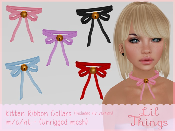 .:Lil Things:. Ribbon Collar - ALL 