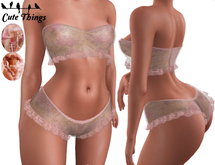 [CT] Rose Frilly Lingerie Set - Legacy - Perky