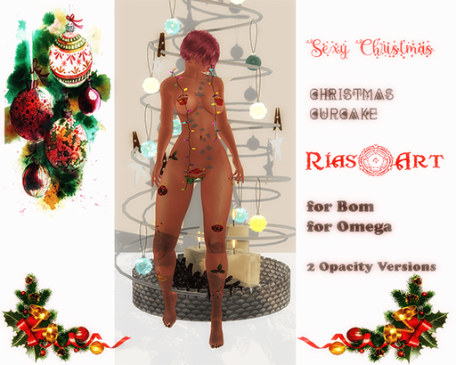 [RiasArt] -Christmas Cupcake-BOM/OMEGA_ Tattoo-Audacity Event