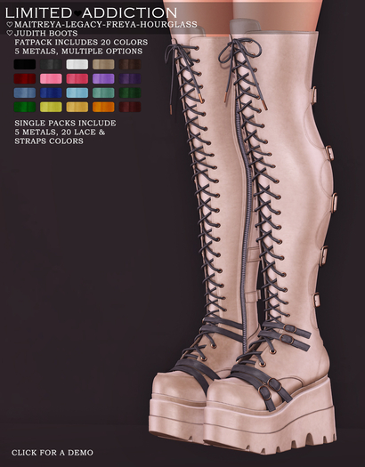Limited Addiction - Judith Boots - FatPack