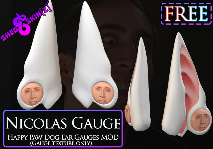 SHED_SKIN[Z] HP Dog Ear Tunnel Nicolas Gauge Mod