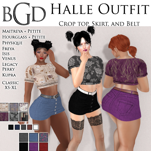 BGD Halle Outfit Demo