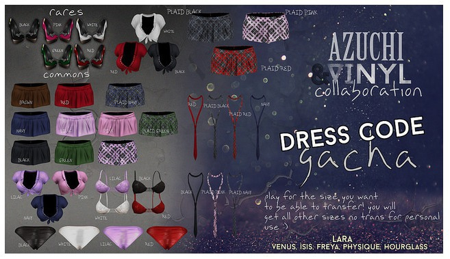 [Azuchi-Vinyl] Dress Code Gacha PAK-Heels MAITREYA PINK RARE
