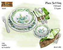 Place Setting - Grass v1 - Old World