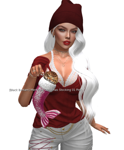 *[Black Bantam] MerKitten Christmas Stocking 01 Pink