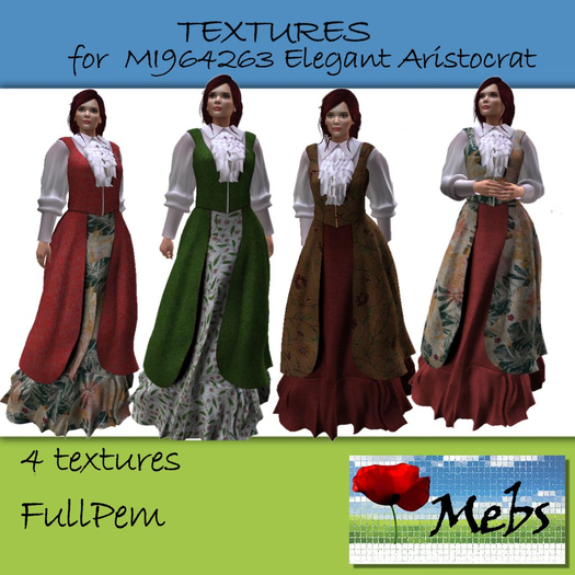 Textures for MI964263 Elegant Aristocrat High Waist Corset Long