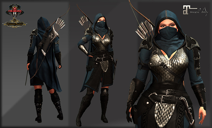 TSC Battle Archer BLUE (Maitreya BENTO)