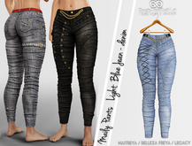 FashionNatic - Maily Pants Light Blue Jeans - Denim - Maitreya , Lara Petite, Belleza Freya, Legacy