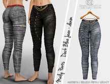 FashionNatic - Maily Pants Dark Blue Jeans - Denim - Maitreya , Lara Petite, Belleza Freya, Legacy