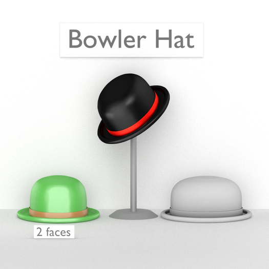Full Perm Bowler Hat