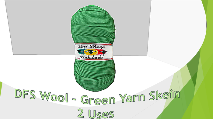 DFS TEXTURE ONLY Wool - Green Yarn Skein