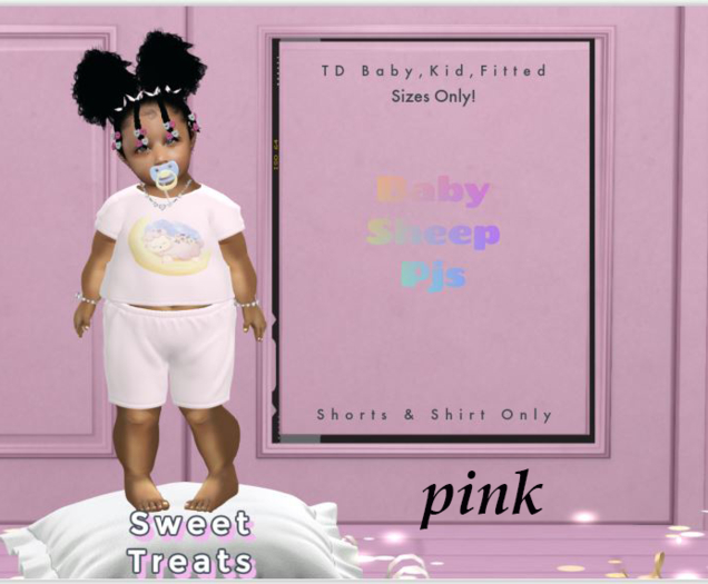 TD Pink Babysheep Pj's