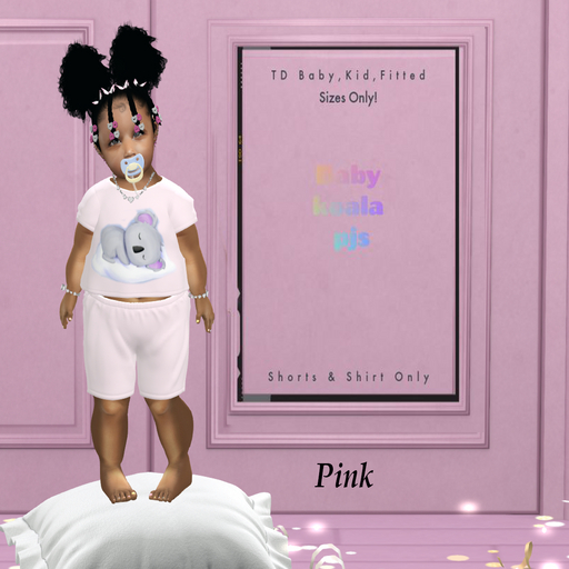 TD Pink BabyKoala Pj's