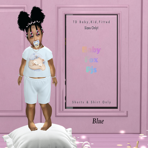 TD Blue BabyFox Pj's