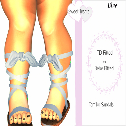 TamikoSandals-Blue -Boxed