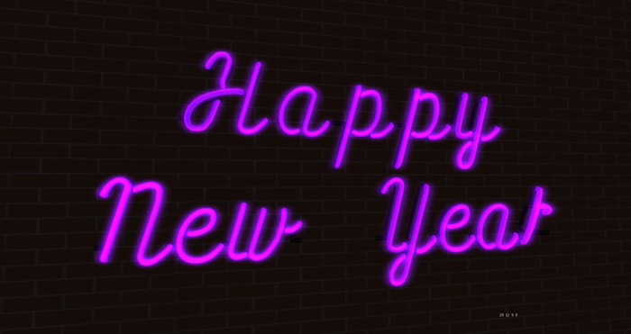 Happy New Year Sign
