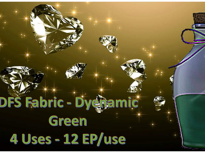 DFS TEXTURE ONLY fabric dyenamic green 