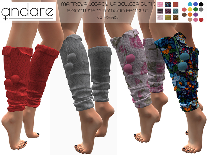 Andare - Legwarmers FATPACK