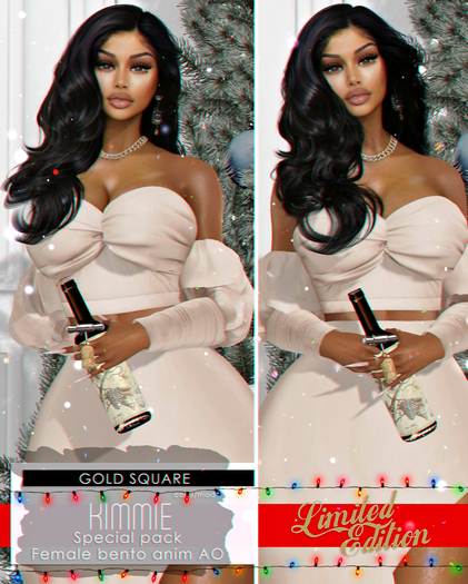 LIMITED! GoldSquare {Kimmie} Female Bento anim AO