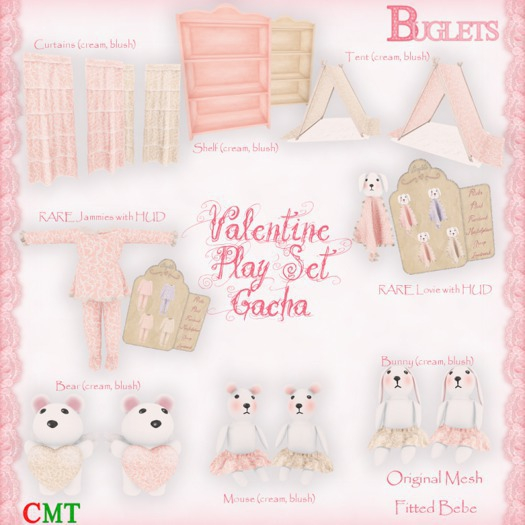 ~*Buglets*~ Valentine Jammies (Bebe) RARE